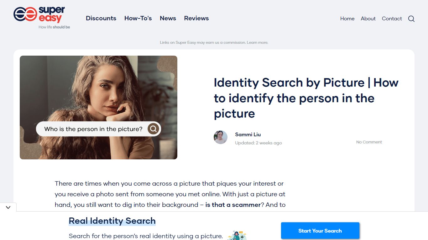 Identity Search by Picture | How to identify the person in the picture ...
