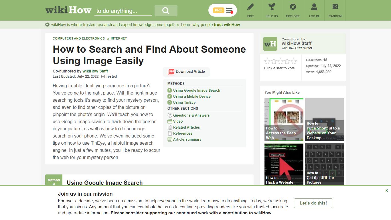 3 Ways to Search and Find About Someone Using Image Easily - wikiHow